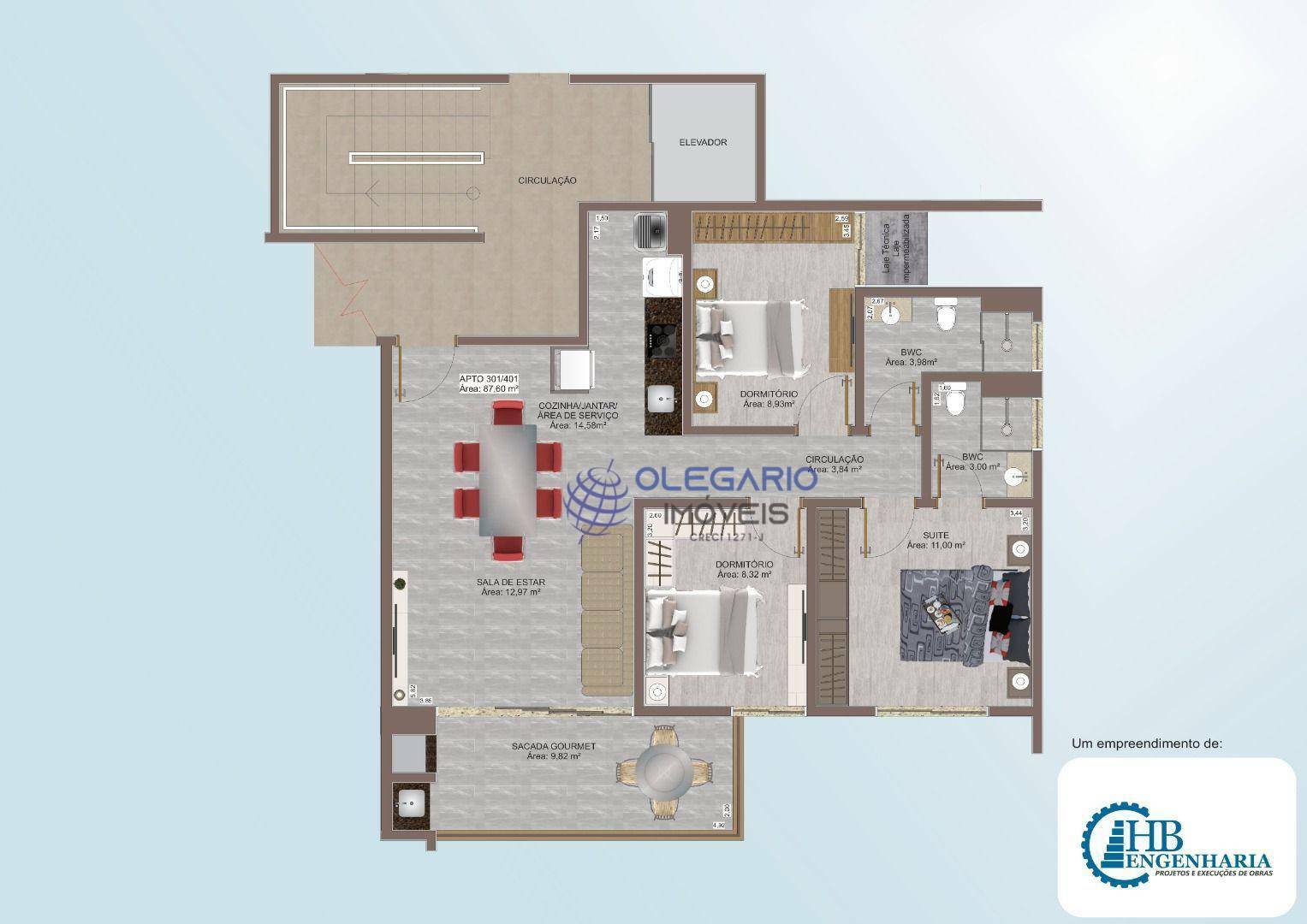 Apartamento à venda com 2 quartos, 85m² - Foto 24