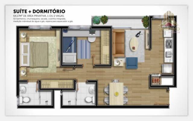 Apartamento à venda com 2 quartos, 64m² - Foto 18