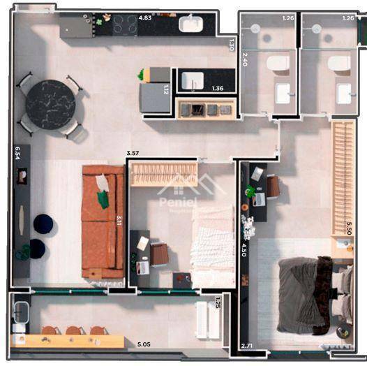 Apartamento à venda com 2 quartos, 71m² - Foto 21