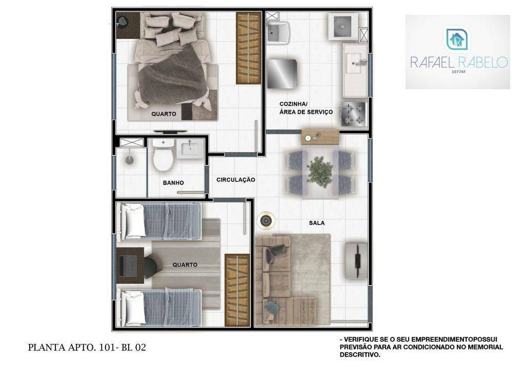 Apartamento para alugar com 2 quartos, 45m² - Foto 24