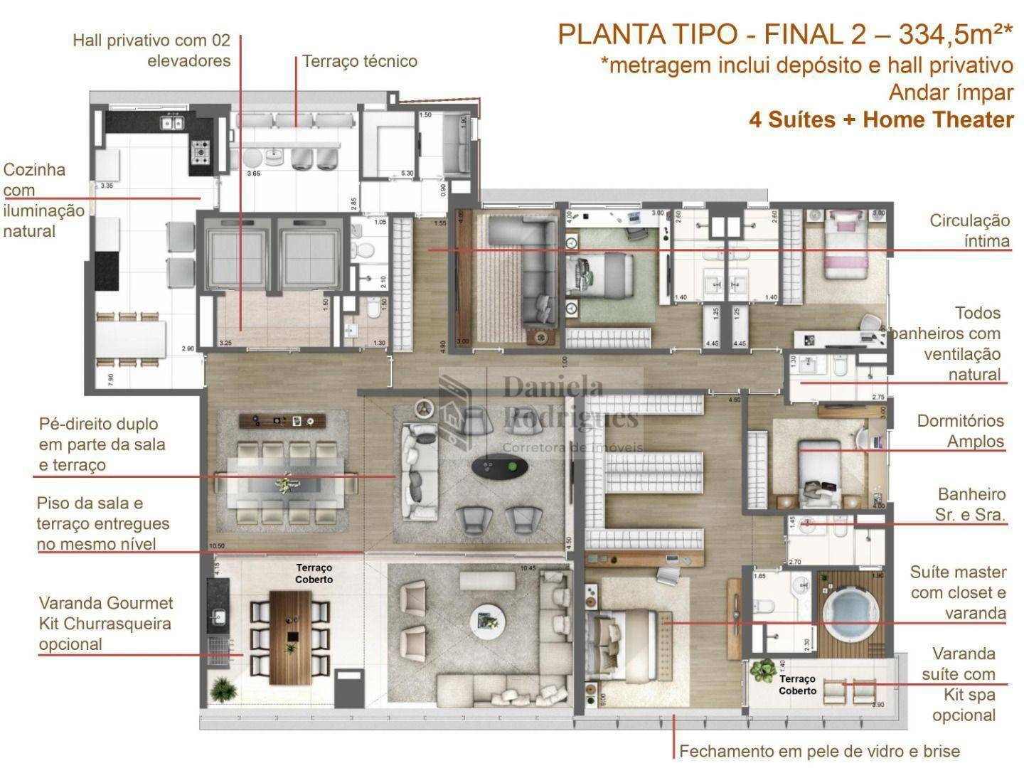 Apartamento à venda, 278M2 - Foto 35