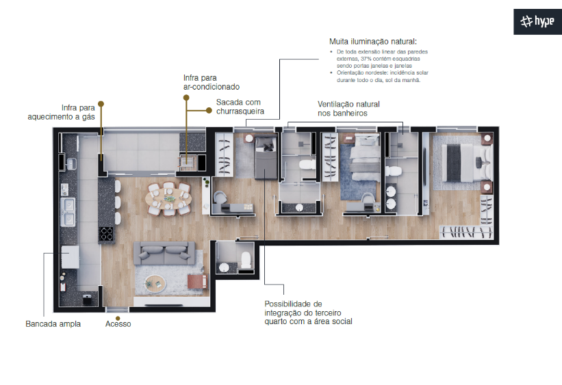 Apartamento à venda com 3 quartos, 89m² - Foto 23