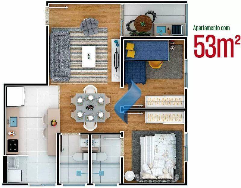 Apartamento à venda com 2 quartos, 53m² - Foto 46