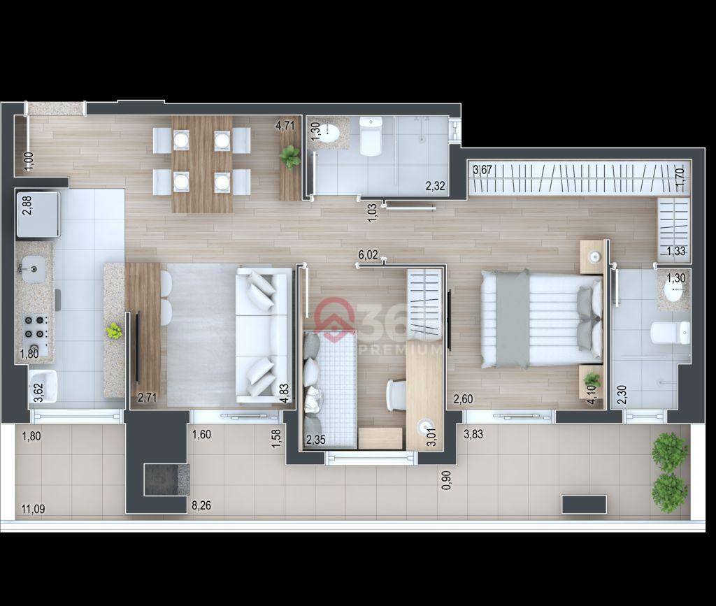 Apartamento à venda com 3 quartos, 78m² - Foto 17