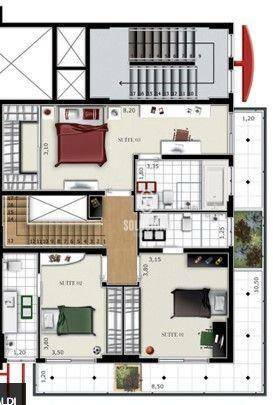 Apartamento à venda com 3 quartos, 210m² - Foto 10