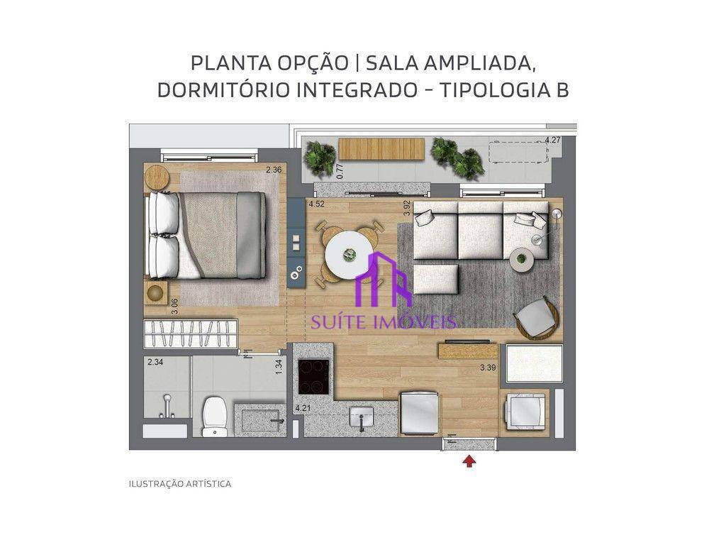 Apartamento à venda com 2 quartos, 41m² - Foto 22