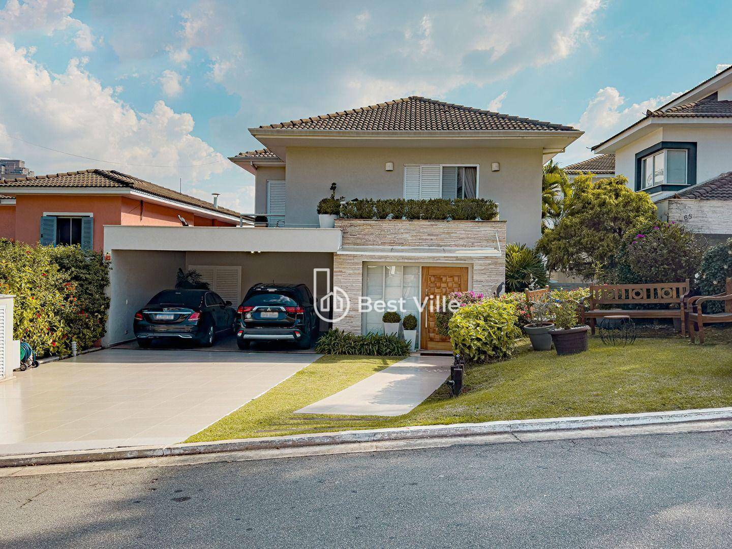 Casa de Condomínio à venda e aluguel com 4 quartos, 480m² - Foto 1