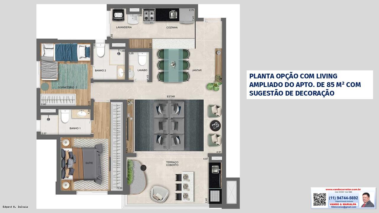 Apartamento à venda com 3 quartos, 85m² - Foto 8