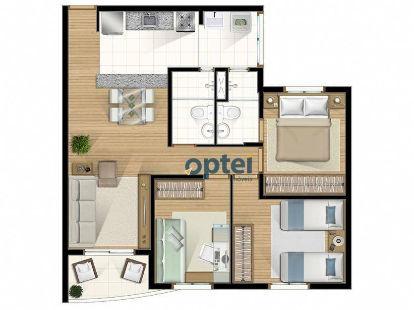 Apartamento à venda com 2 quartos, 52m² - Foto 26