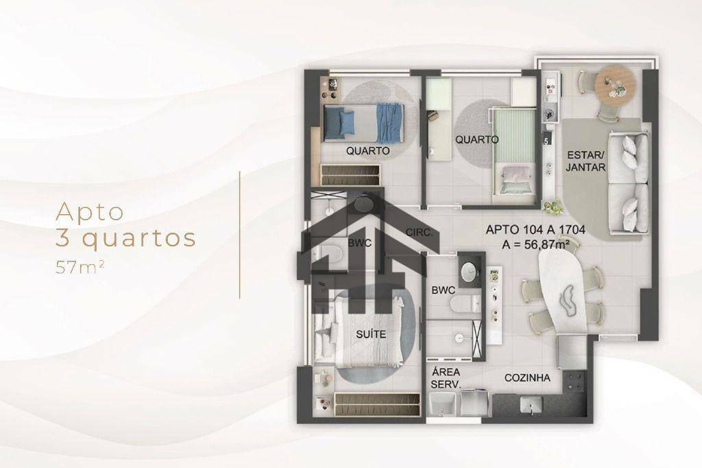 Apartamento à venda com 2 quartos, 48m² - Foto 18