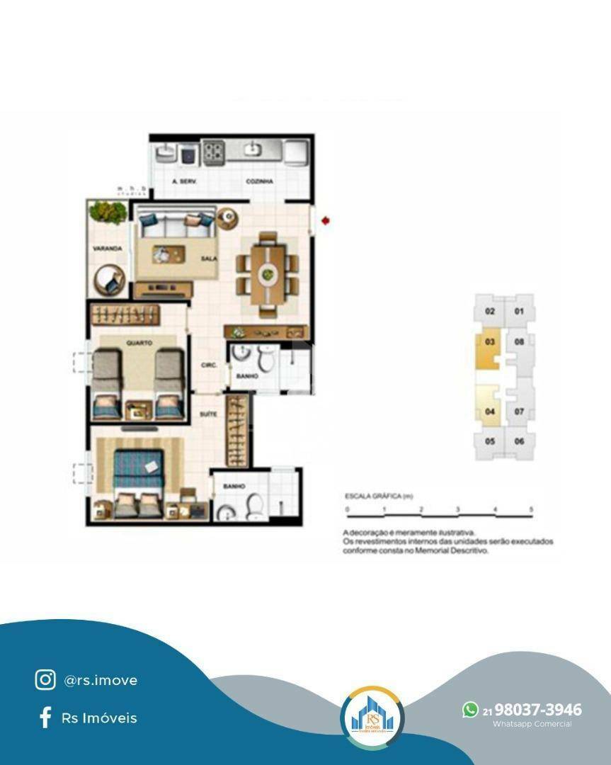Apartamento à venda com 3 quartos, 70m² - Foto 27