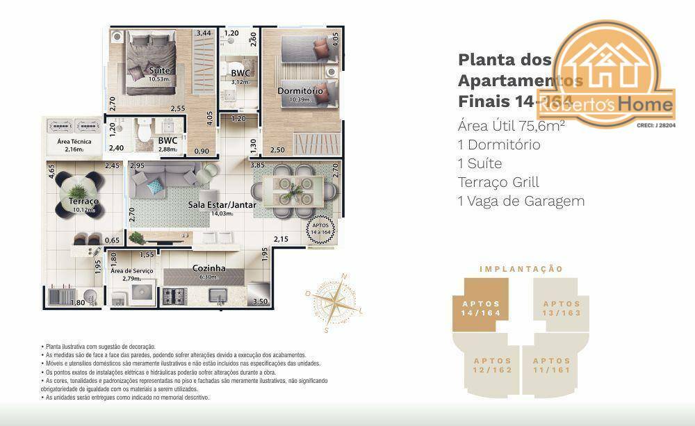 Apartamento à venda com 2 quartos, 75m² - Foto 13