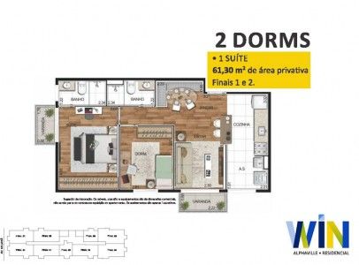 Apartamento à venda com 2 quartos, 60m² - Foto 25