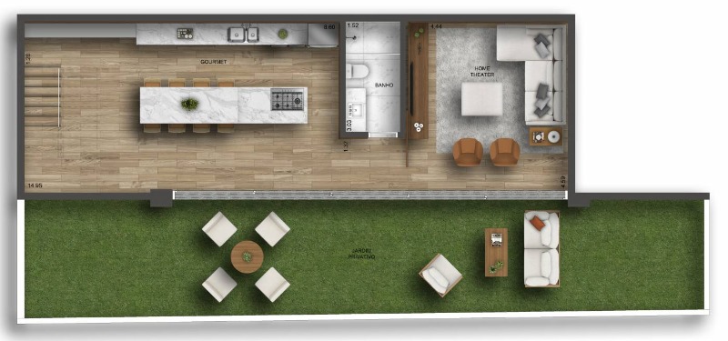 Apartamento à venda com 4 quartos, 427m² - Foto 4