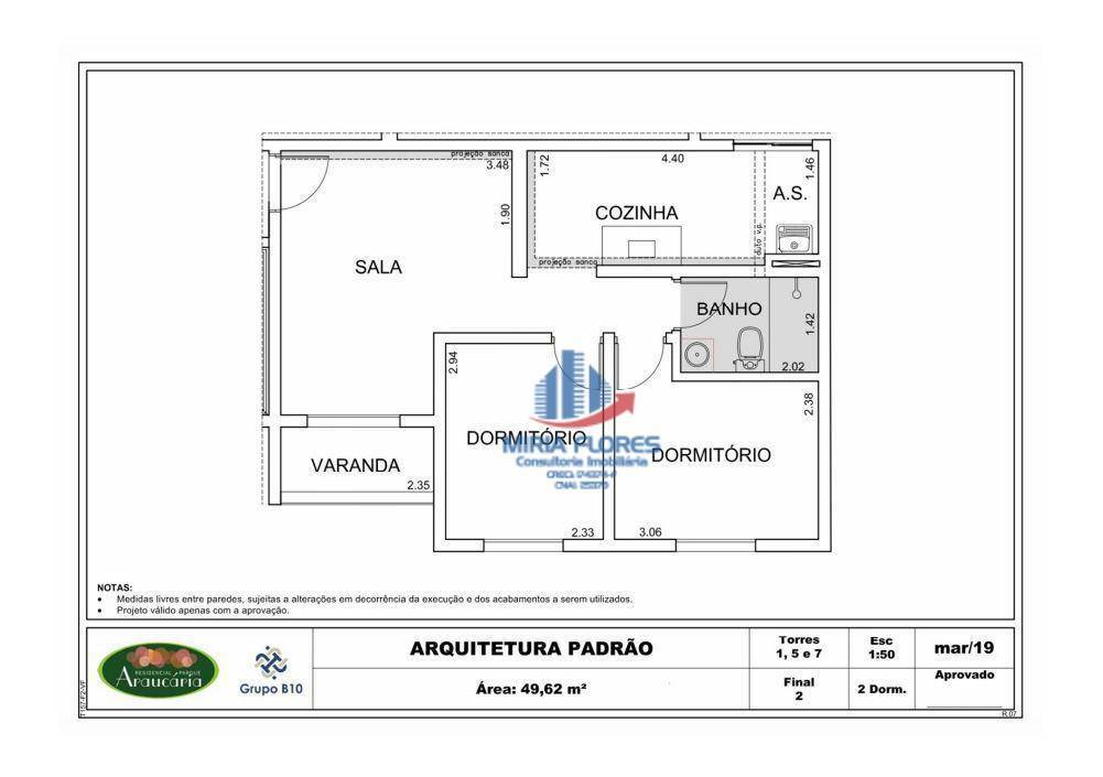 Apartamento à venda e aluguel com 2 quartos, 49m² - Foto 23