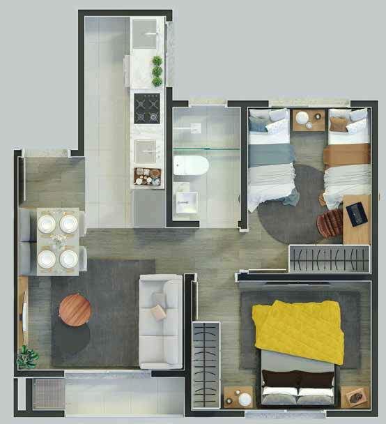 Apartamento à venda com 2 quartos, 40m² - Foto 15