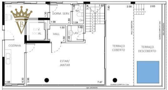 Apartamento à venda com 3 quartos, 244m² - Foto 15