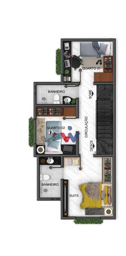 Sobrado à venda com 3 quartos, 107m² - Foto 14