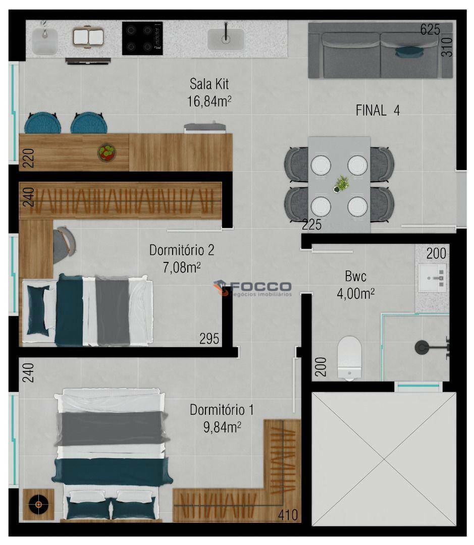 Apartamento à venda com 2 quartos, 44m² - Foto 35
