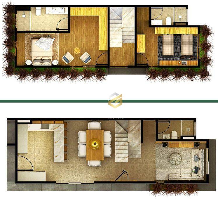 Sobrado, 2 quartos, 117 m² - Foto 2