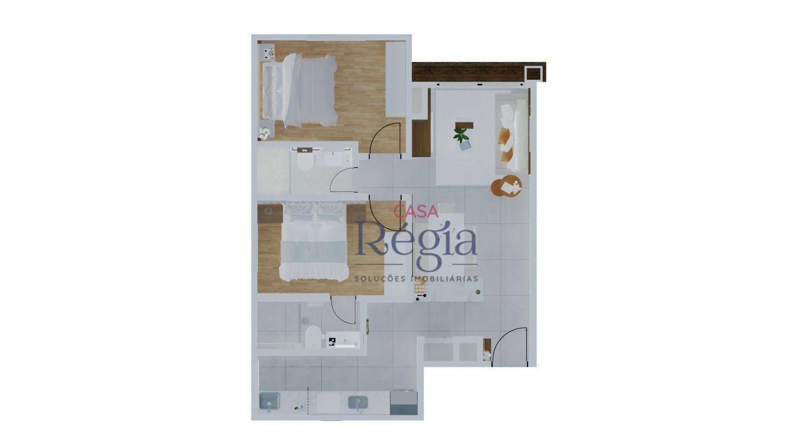 Apartamento à venda com 2 quartos, 88m² - Foto 10