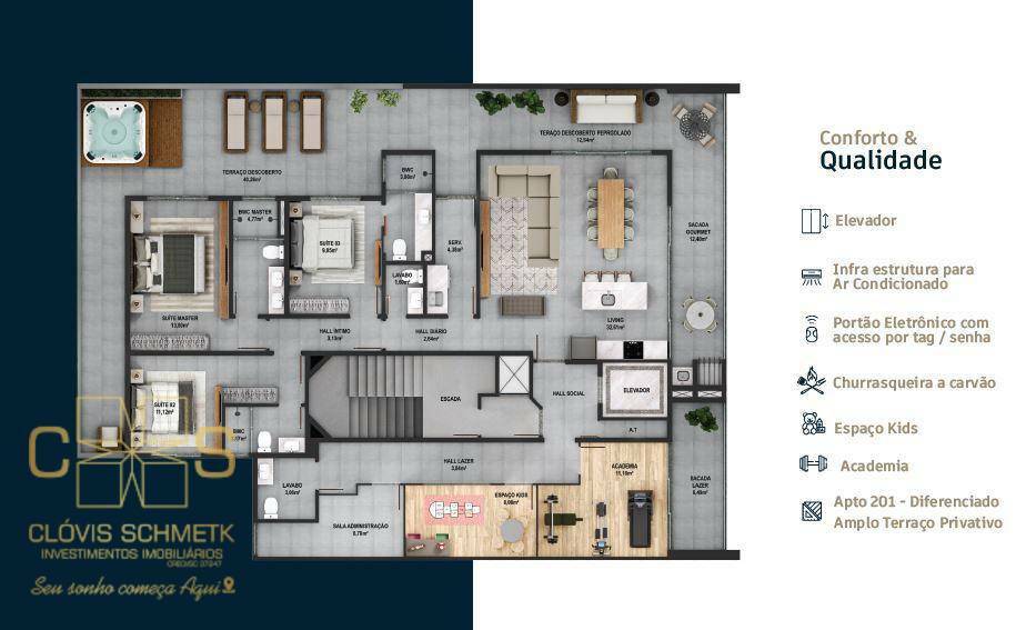 Apartamento à venda com 3 quartos, 99m² - Foto 10