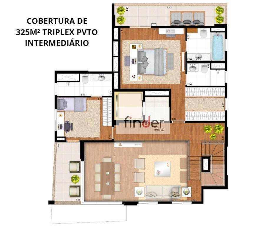 Cobertura à venda com 4 quartos, 325m² - Foto 23