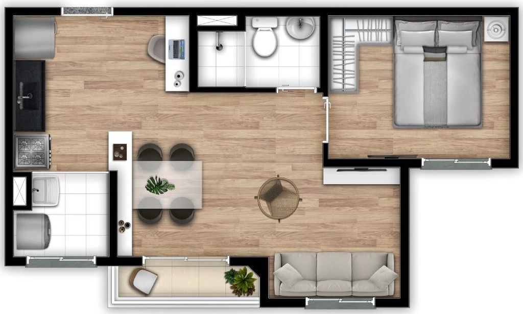 Apartamento à venda com 2 quartos, 32m² - Foto 17