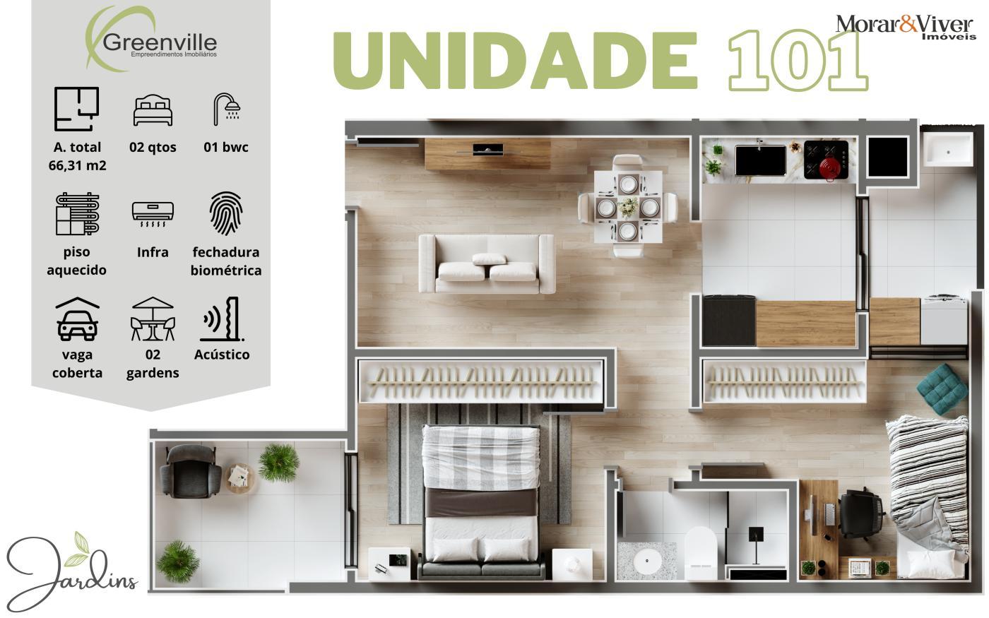 Apartamento à venda com 2 quartos, 49m² - Foto 5