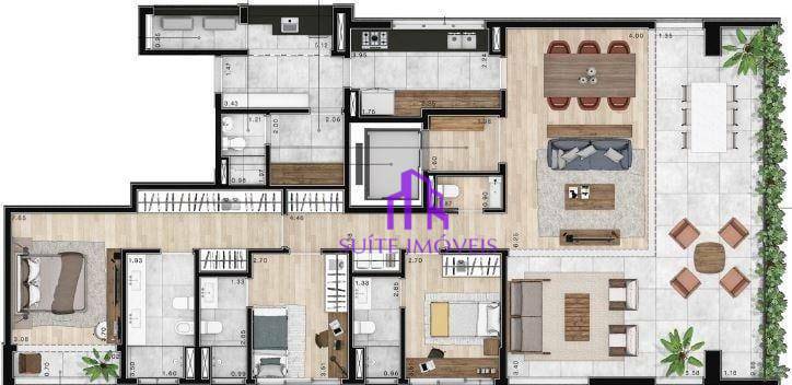 Apartamento à venda com 2 quartos, 134m² - Foto 5