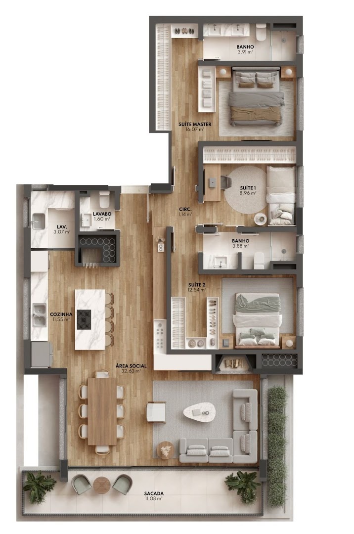 Cobertura à venda com 3 quartos, 184m² - Foto 1