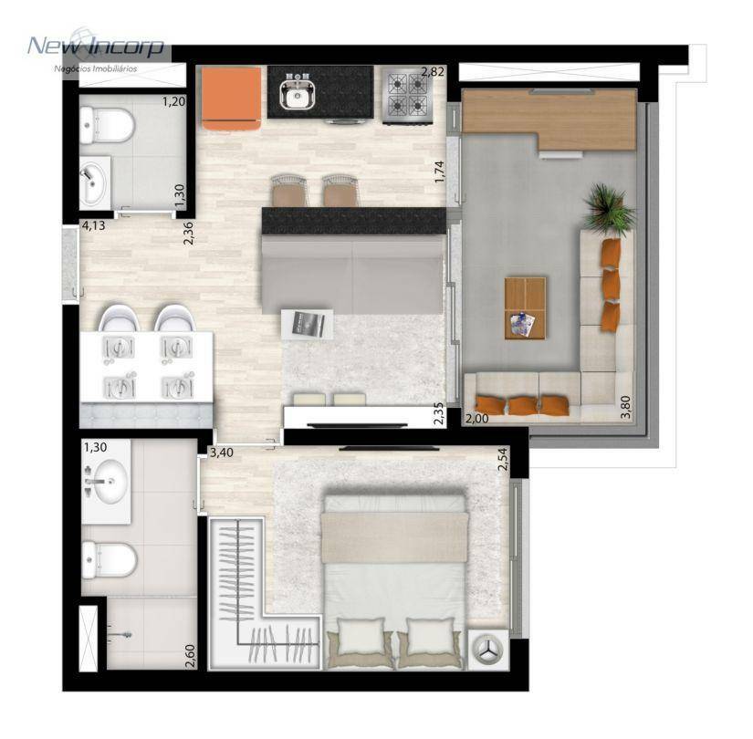 Apartamento à venda com 2 quartos, 107m² - Foto 31