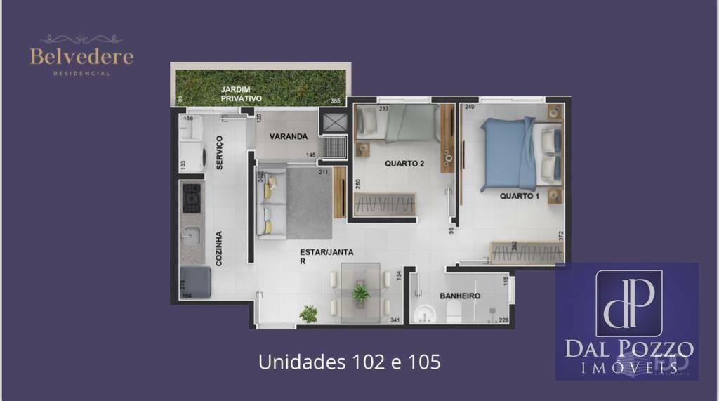 Apartamento, 2 quartos, 46 m² - Foto 2