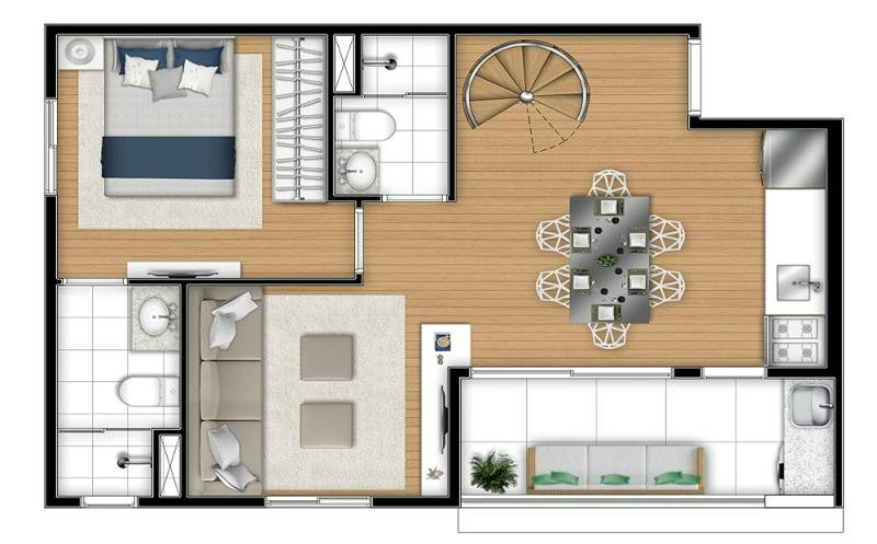 Apartamento à venda com 2 quartos, 50m² - Foto 18