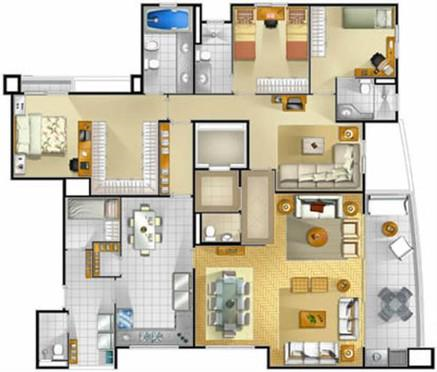 Apartamento à venda com 3 quartos, 165m² - Foto 5