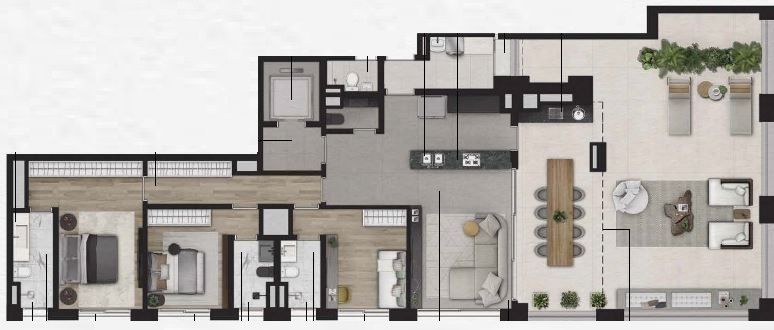 Apartamento à venda com 2 quartos, 135m² - Foto 17