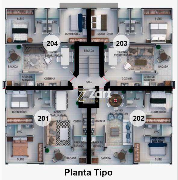 Apartamento à venda com 2 quartos, 70m² - Foto 6