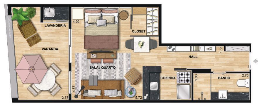 Cobertura à venda com 1 quarto, 4392m² - Foto 30