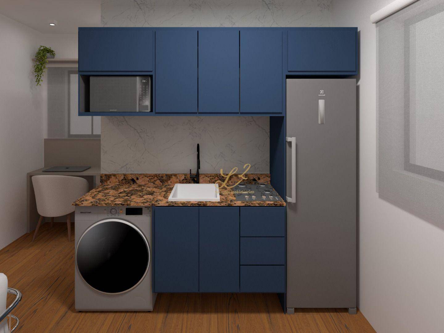 Apartamento à venda com 1 quarto, 25m² - Foto 3