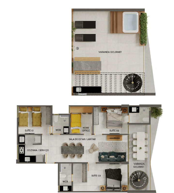 Apartamento à venda com 2 quartos, 6698m² - Foto 40