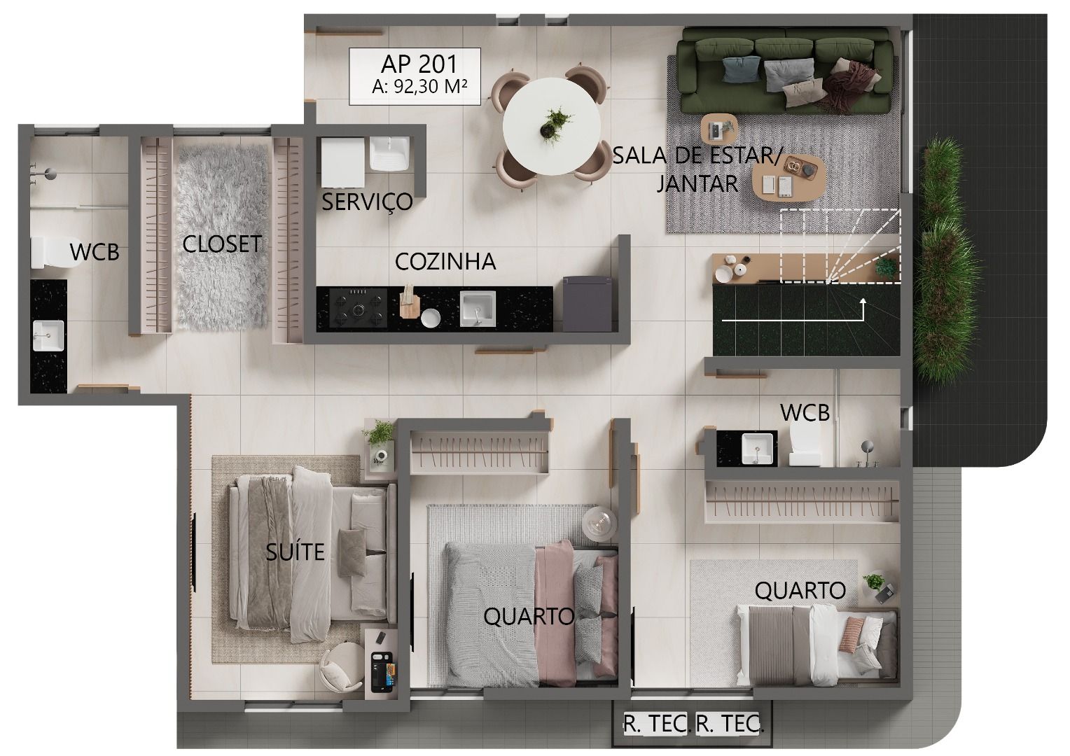 Apartamento à venda com 2 quartos, 62m² - Foto 12