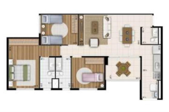 Apartamento à venda com 3 quartos, 84m² - Foto 11