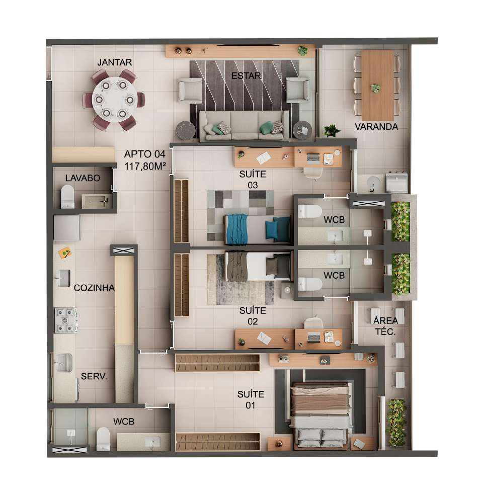 Apartamento à venda com 3 quartos, 11468m² - Foto 30