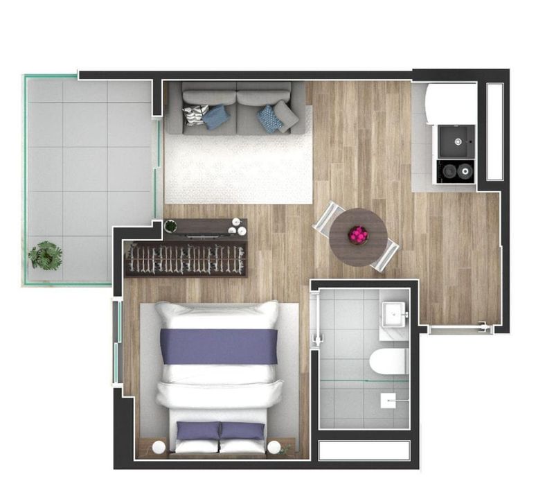 Apartamento à venda com 1 quarto, 35m² - Foto 27