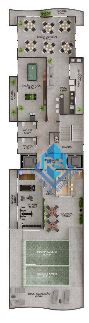 Apartamento à venda com 2 quartos, 69m² - Foto 9