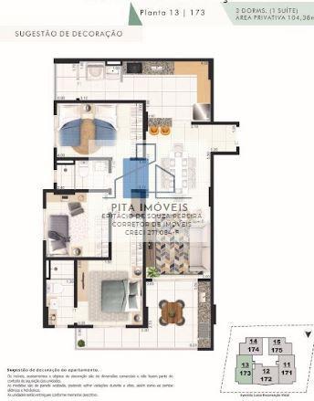 Apartamento à venda com 3 quartos, 104m² - Foto 22