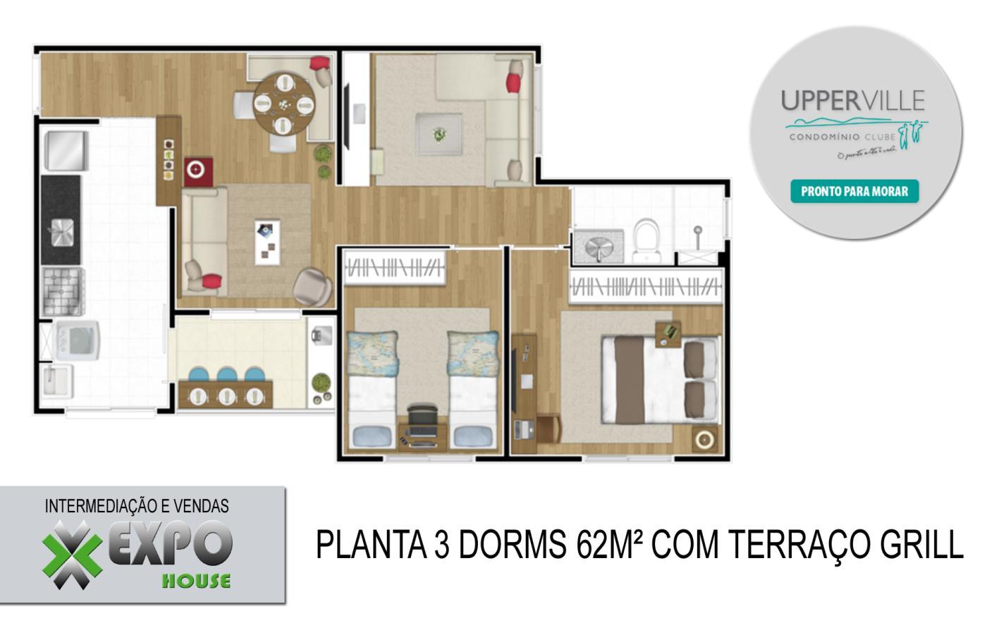 Apartamento à venda com 3 quartos, 62m² - Foto 37