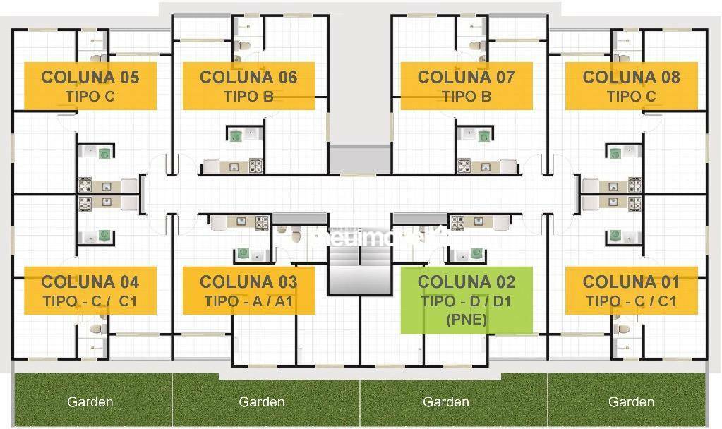 Apartamento à venda com 2 quartos, 46m² - Foto 29