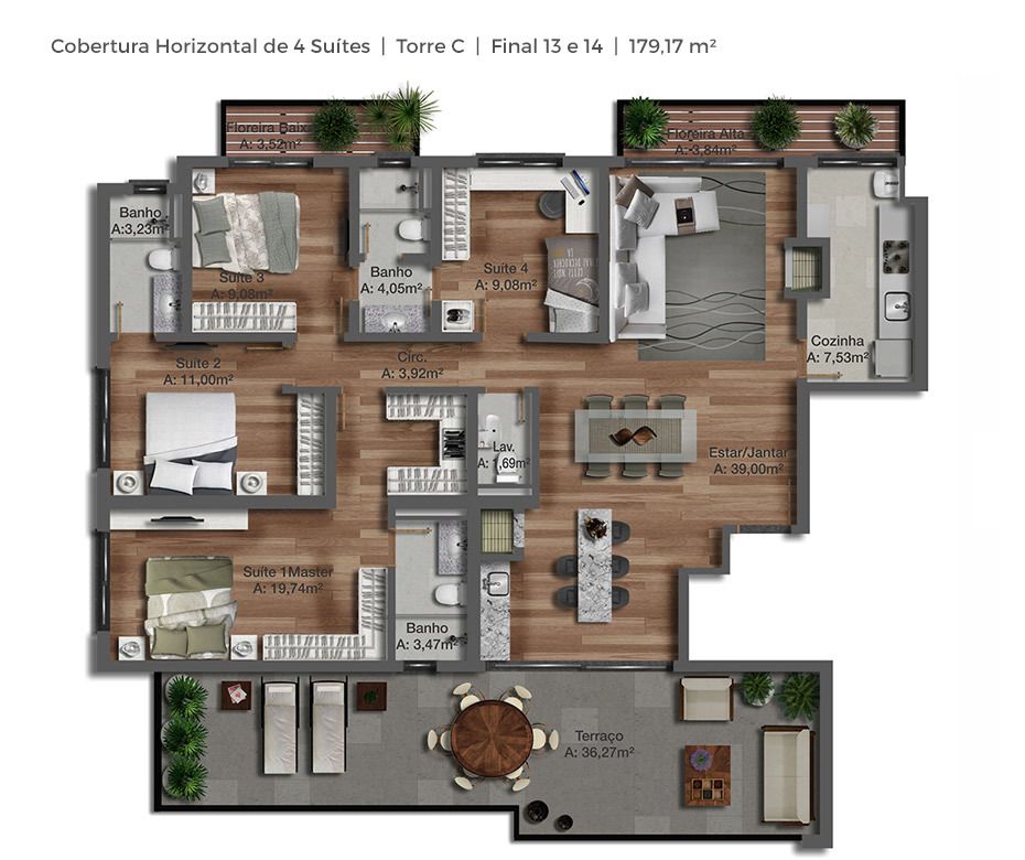 Cobertura à venda com 3 quartos, 218m² - Foto 52