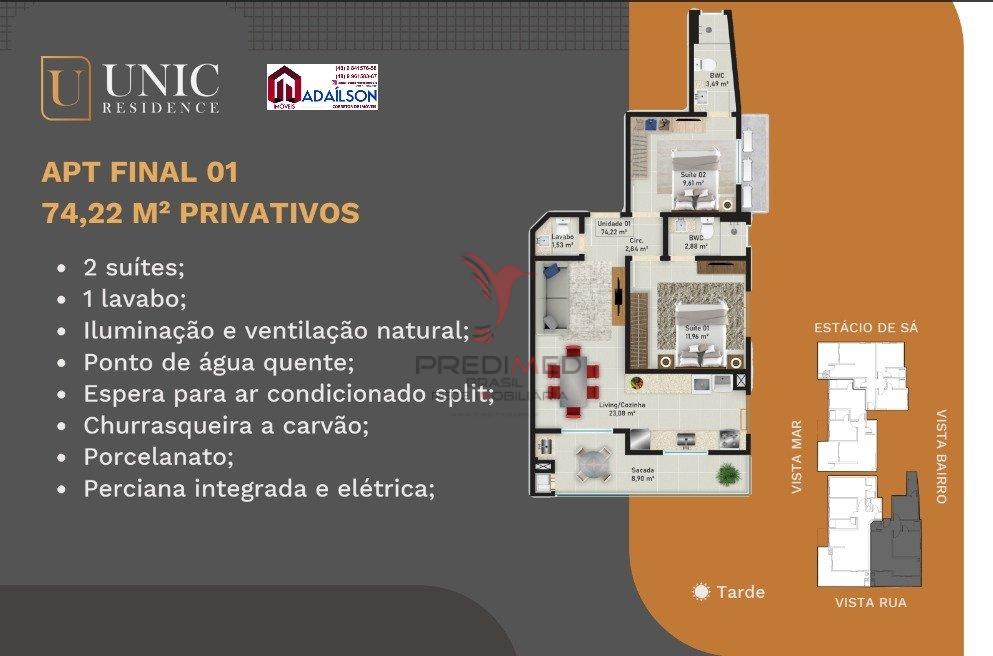 Apartamento à venda com 2 quartos, 74m² - Foto 33